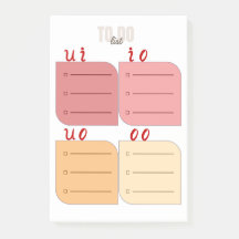 Post-it Planner:Master Your Day with the 4Quadrant