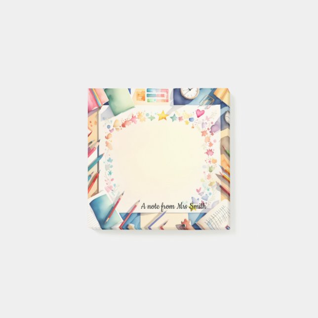 Bloco De Notas post-it pour professeur (Frente)