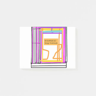 Bloco De Notas Post-it SUPPORT DJ KAWAII LU