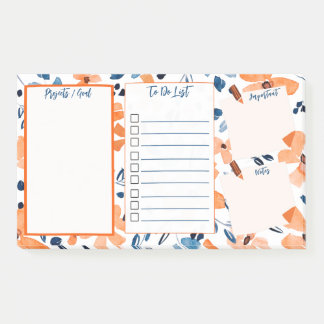 Bloco De Notas Post-it® To Do List Post-it®Original Floral