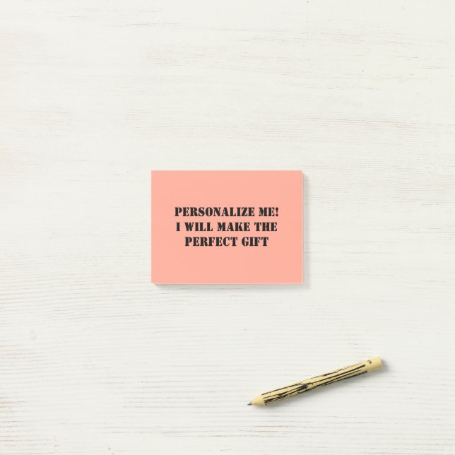 Bloco De Notas Post-Its personalizados para trabalho em casa, esc (Na mesa)