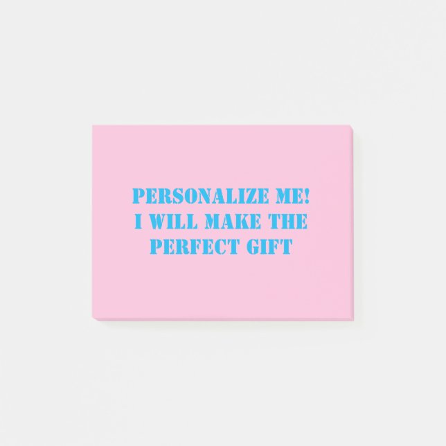 Bloco De Notas Posta personalizada, posta engraçado, anotações, p (Frente)