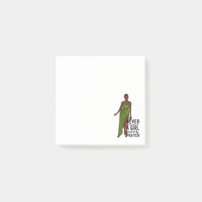 Bloco De Notas Posta-T-Notas Inspirativas para Mulheres Africanas (Frente)