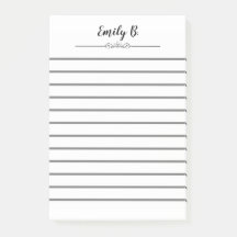 Postar Branco Personalizado As Notas Com Linhas