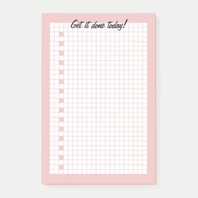 Bloco De Notas Postar nota Fazer com que seja feito (Frente)