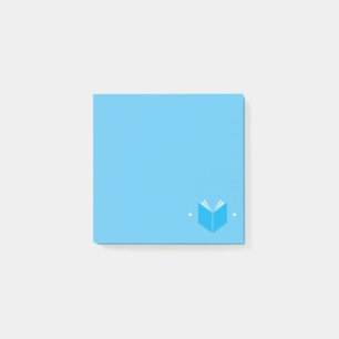 Bloco De Notas Postar Notas de Ti do Livro / Azul