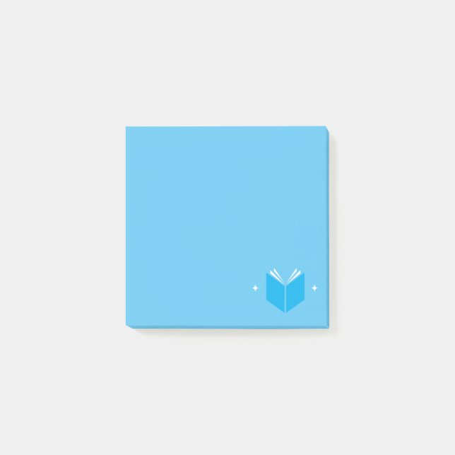 Bloco De Notas Postar Notas de Ti do Livro / Azul (Frente)