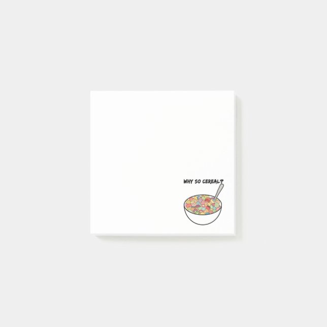 Bloco De Notas Poste Cereal Nota (Frente)