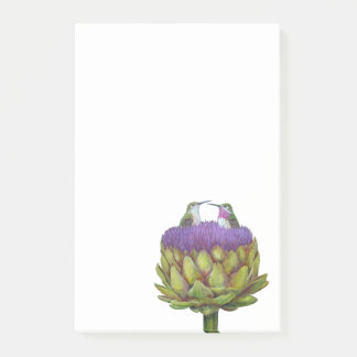 Bloco de notas Poste de amor e Artichoke