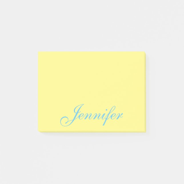 Bloco De Notas Poste personalizado com as notas adesivas (Frente)