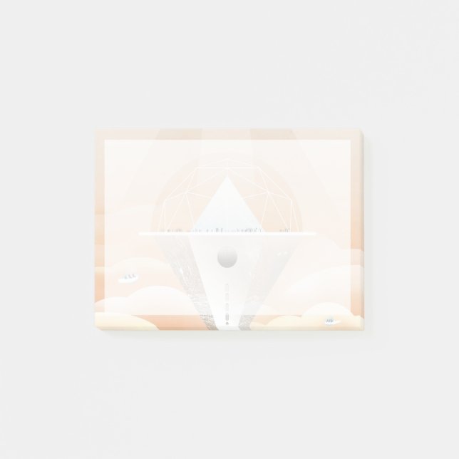 Bloco De Notas Poster De Espaço Retroativo No Sistema Solar (Frente)