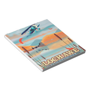 Bloco De Notas Poster de viagens Loch Awe Scotland