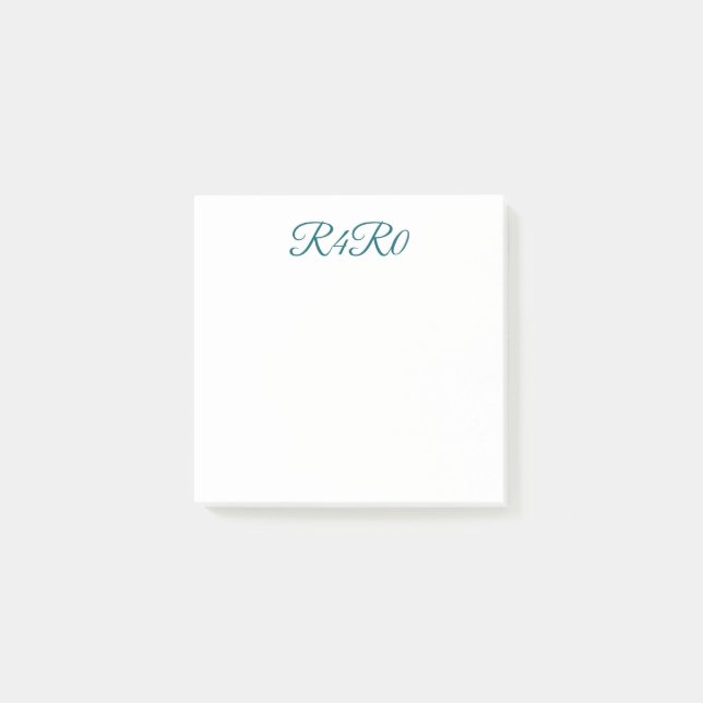 Bloco De Notas postits R4R0 (Frente)
