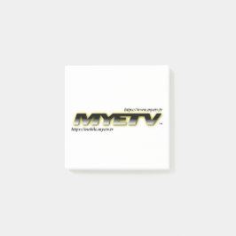 Bloco De Notas Posto de MYETV