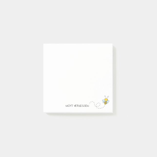 Bloco De Notas Posto dos correios It “Happy Bee " (Frente)