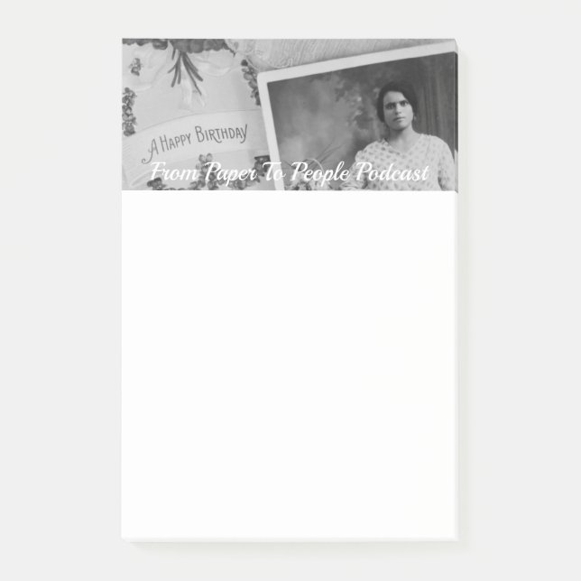 Bloco De Notas Posto FPPP Fotográfico de um Ancestor - Suas (Frente)