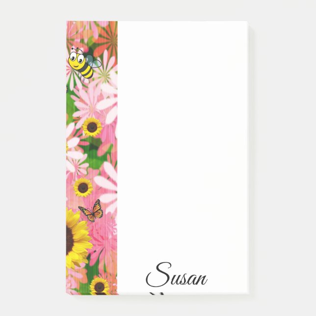 Bloco De Notas Posto-it Nota Borboleta Bumblebee (Frente)