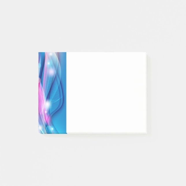 Bloco De Notas Posto-it-Notas-Abstrato (Frente)