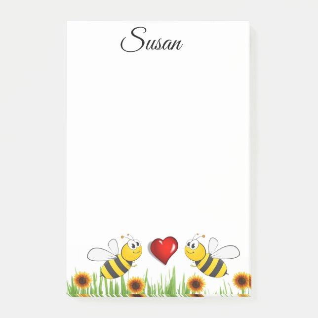 Bloco De Notas Posto-it Notas Bumblebee (Frente)
