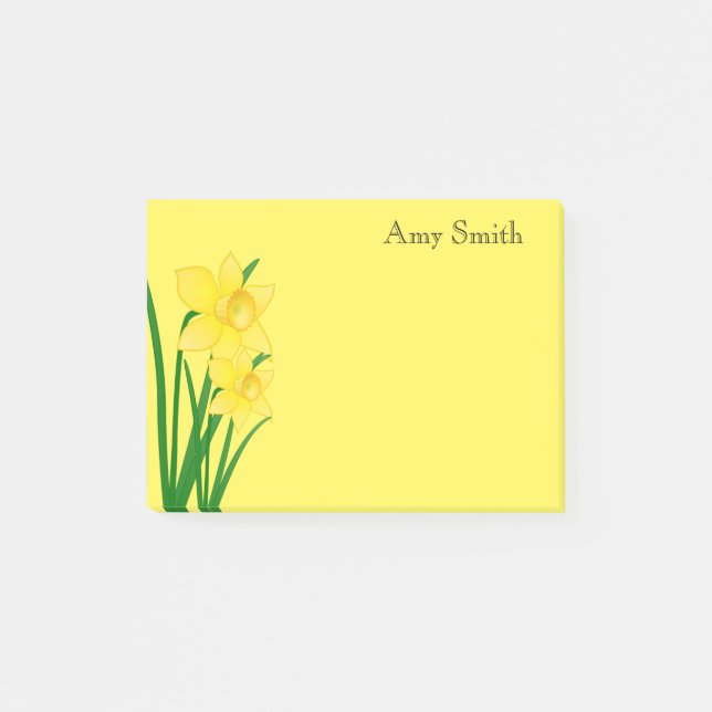 Bloco De Notas Posto-it-Notas-Daffodils (Frente)