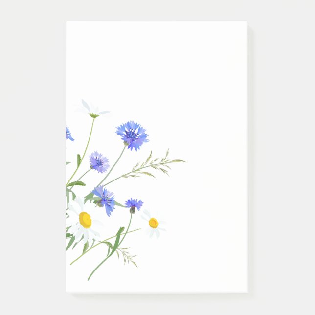 Bloco De Notas Posto-it-Notas-Flores (Frente)