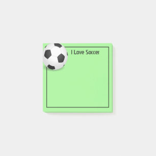 Bloco De Notas Posto-it-Notes-bola de futebol