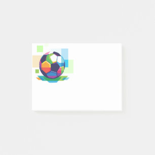Bloco De Notas Posto-it-Notes-bola de futebol