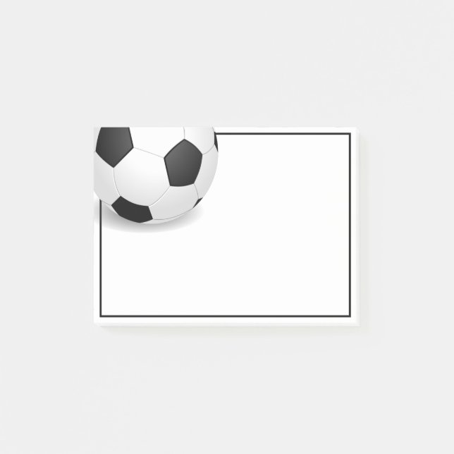 Bloco De Notas Posto-it-Notes-bola de futebol (Frente)