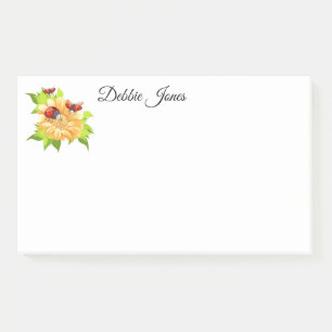 Bloco De Notas Posto-it-Notes-Ladybugs