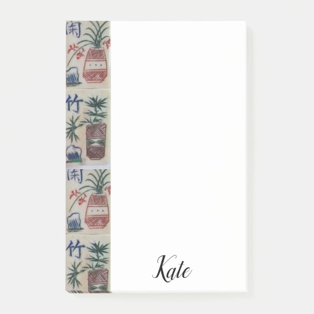Bloco De Notas Posto-it Notes Mahjong (Frente)