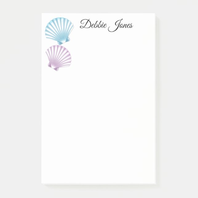 Bloco De Notas Posto-it-Notes-Shells (Frente)