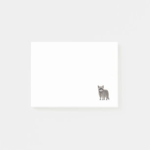 Bloco De Notas Posto-it observa Racoon