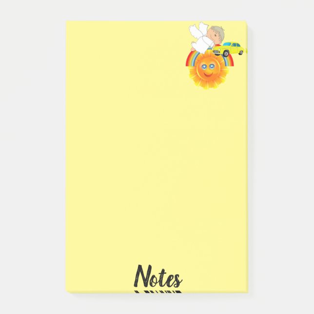 Bloco De Notas Posto - Notas Angel Sun Car (Frente)