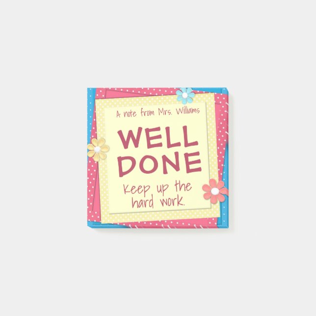 Bloco De Notas Posto Positivo De Notas Para Estudantes | Bem Conc (Frente)