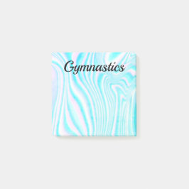 Bloco De Notas Posto-Ti Notas de Gymnastics Stationery