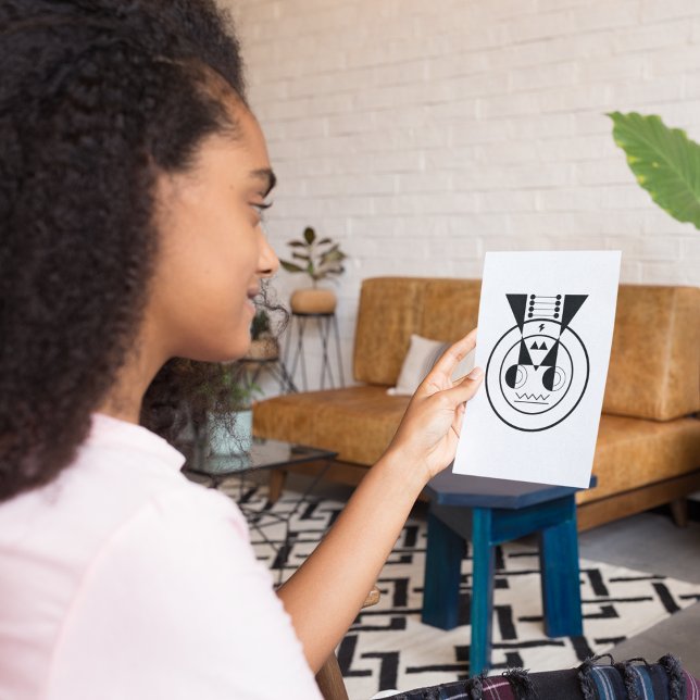 Bloco De Notas Posto Ushi Ox - Zodiac Geométrico (Criador carregado)