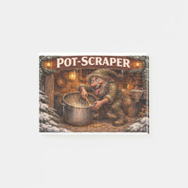 Bloco De Notas Pot Scraper Icelandic Yule Lad 