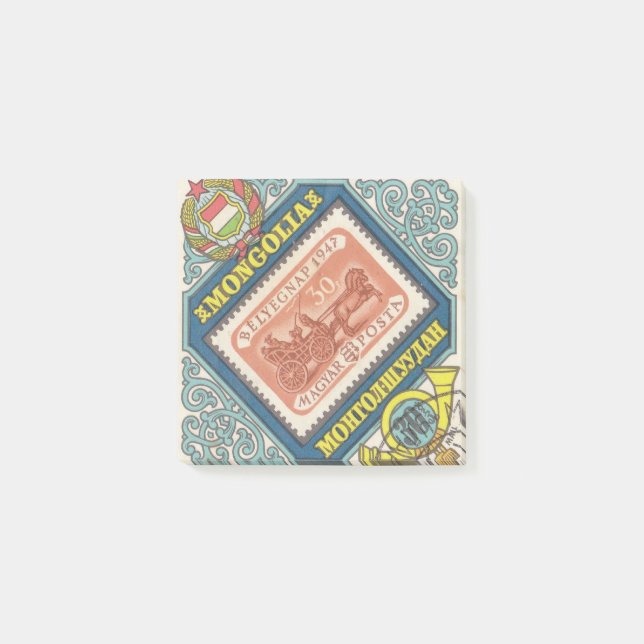 Bloco De Notas Pota Magyar com cavalaria e cavalo (Frente)