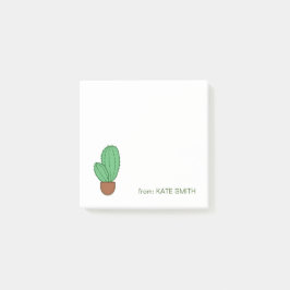 Bloco De Notas Potes de Suculentes e Cactus, ilustrados, bonitos