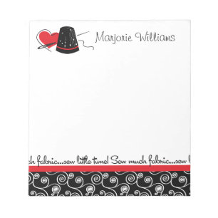 Bloco De Notas Pouca Tecido