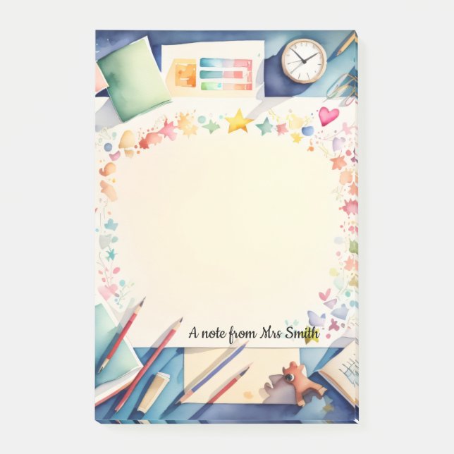 Bloco De Notas pour professeur (Frente)