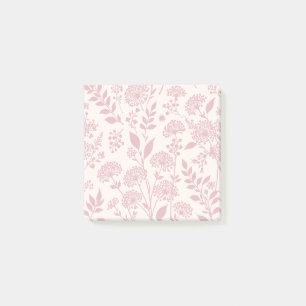 Bloco De Notas Prado de Dente-de-Leão Rosa Suave - Neutro