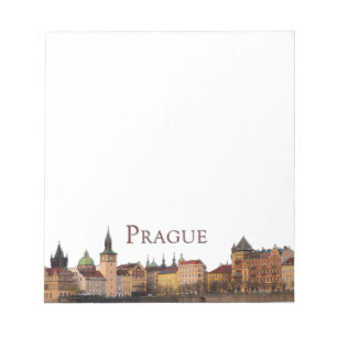 Bloco De Notas Praga: Linha do Céu da Cidade Antiga