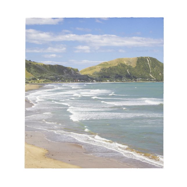 Bloco De Notas Praia Makorori perto de Gisborne, Eastland, Novo 2 (Frente)