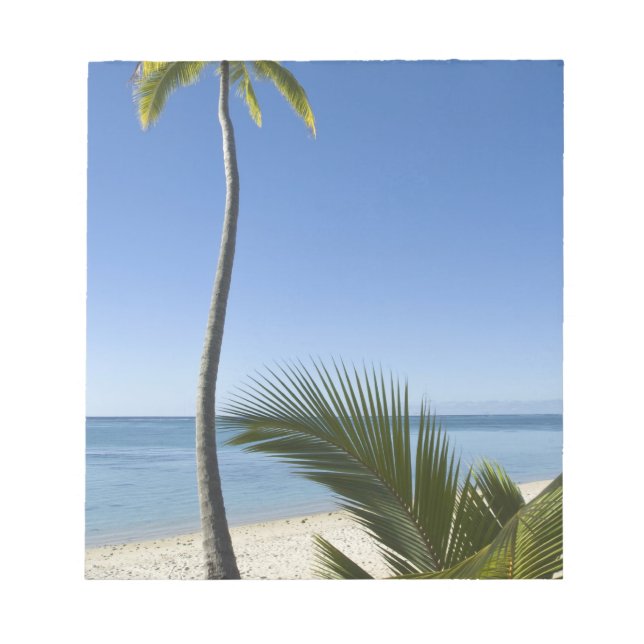 Bloco De Notas Praia no continente Aitutaki, Ilhas Cook (Frente)