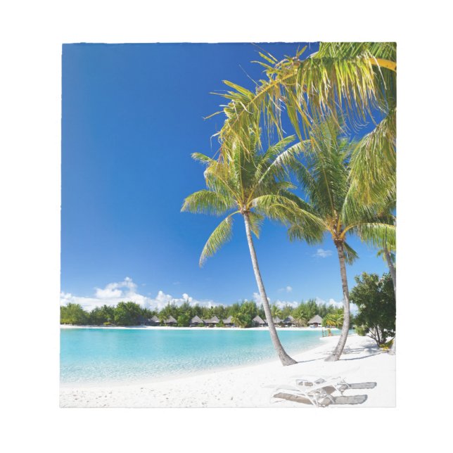 Bloco De Notas praia tropical (Frente)