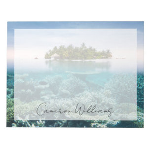 Bloco De Notas Praias Tropicais Ari Atoll Maldivas