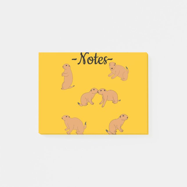 Bloco De Notas Prairie Dogs (Frente)