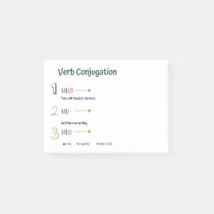 Bloco De Notas Prática de Conjugação Verbo Espanhola (Presente