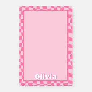 Bloco De Notas Pré-Disquete Rosa Verificado